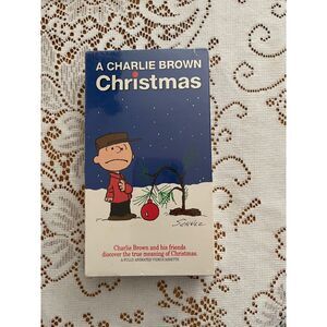 A CHARLIE BROWN CHRISTMAS VHS Sealed - Peanuts/Schulz - Shell Oil Promo Rare!